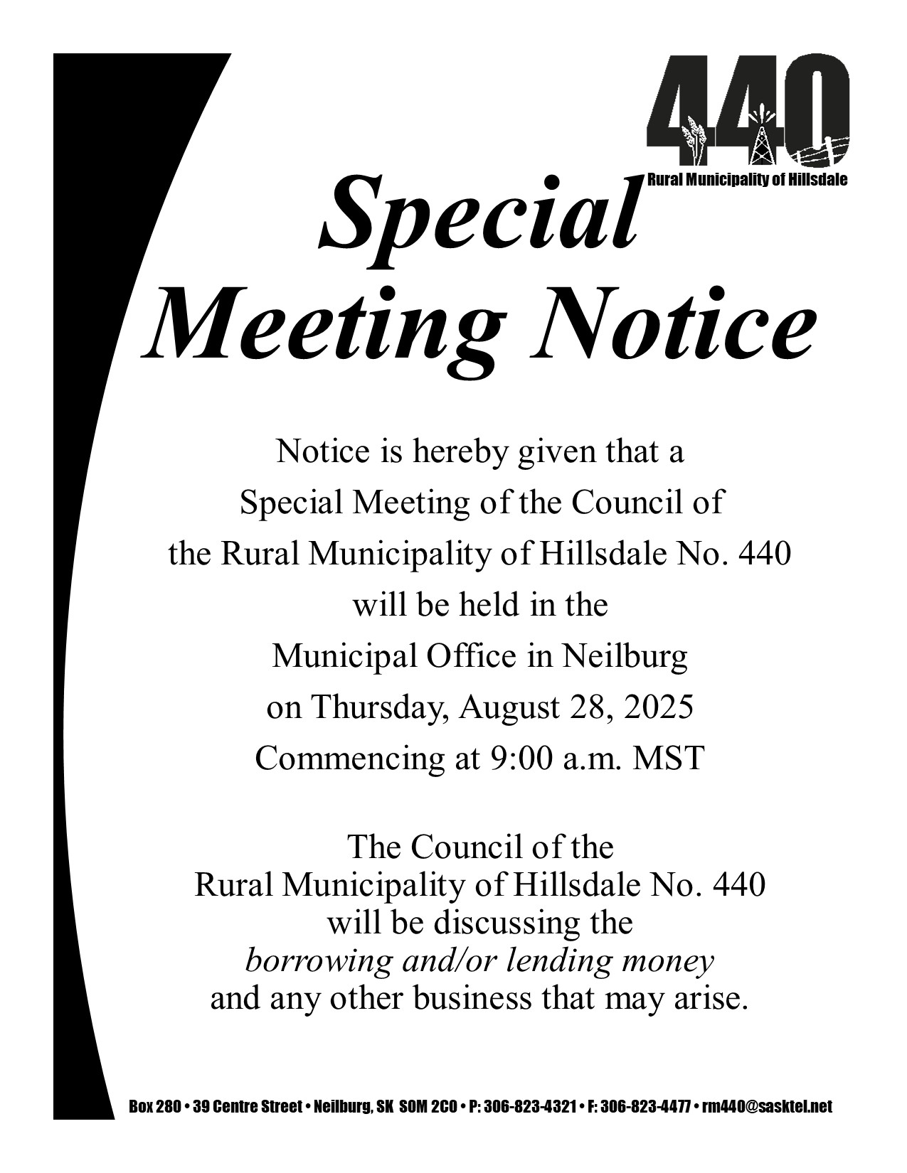 Special Meeting