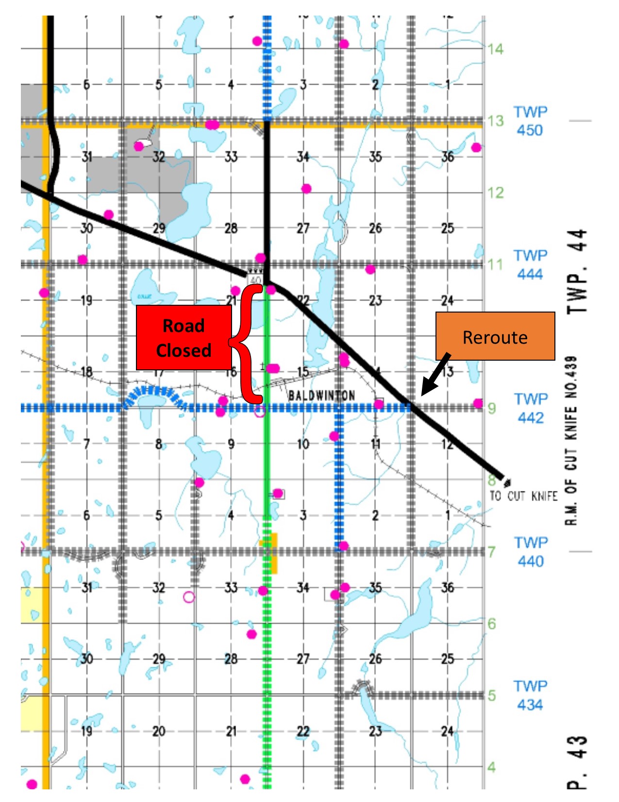 road closure